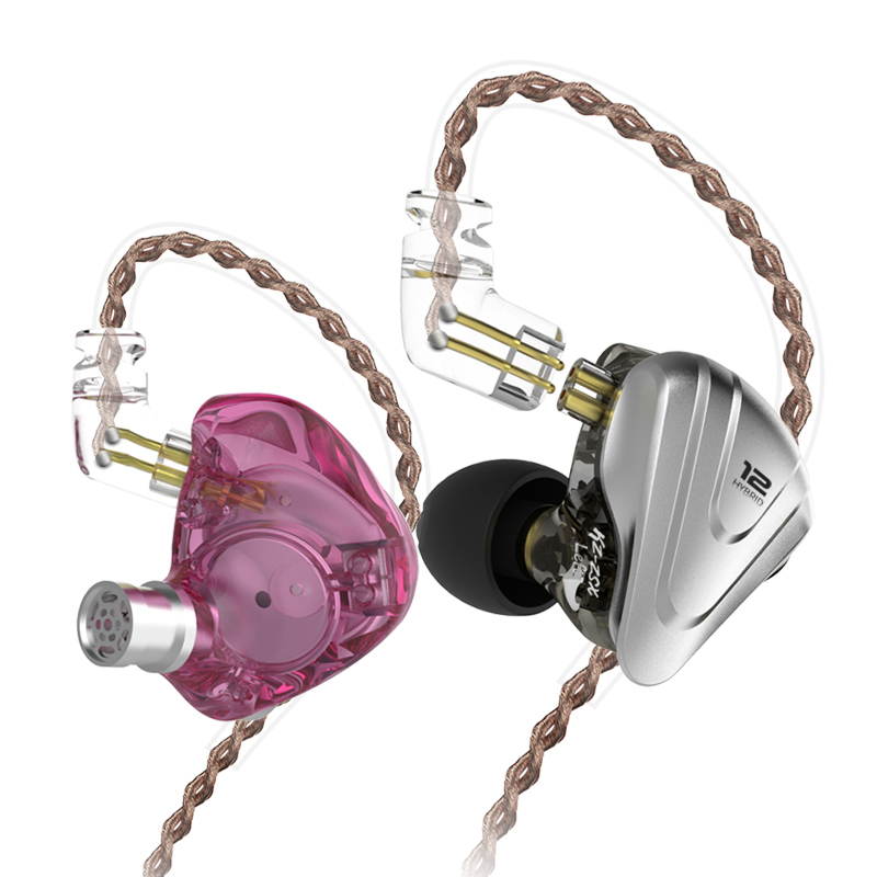 KZ ZSX In Ear Monitor Earphone with Hybrid Technology Earphone 5BA+1DD HiFi Headset